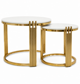 Marble Top Luxury Nesting Coffee Table