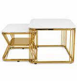 Volta MS PVD Coffee Table with Ceramic Top