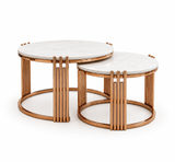 Meridian MS PVD Coffee Table with Ceramic Top
