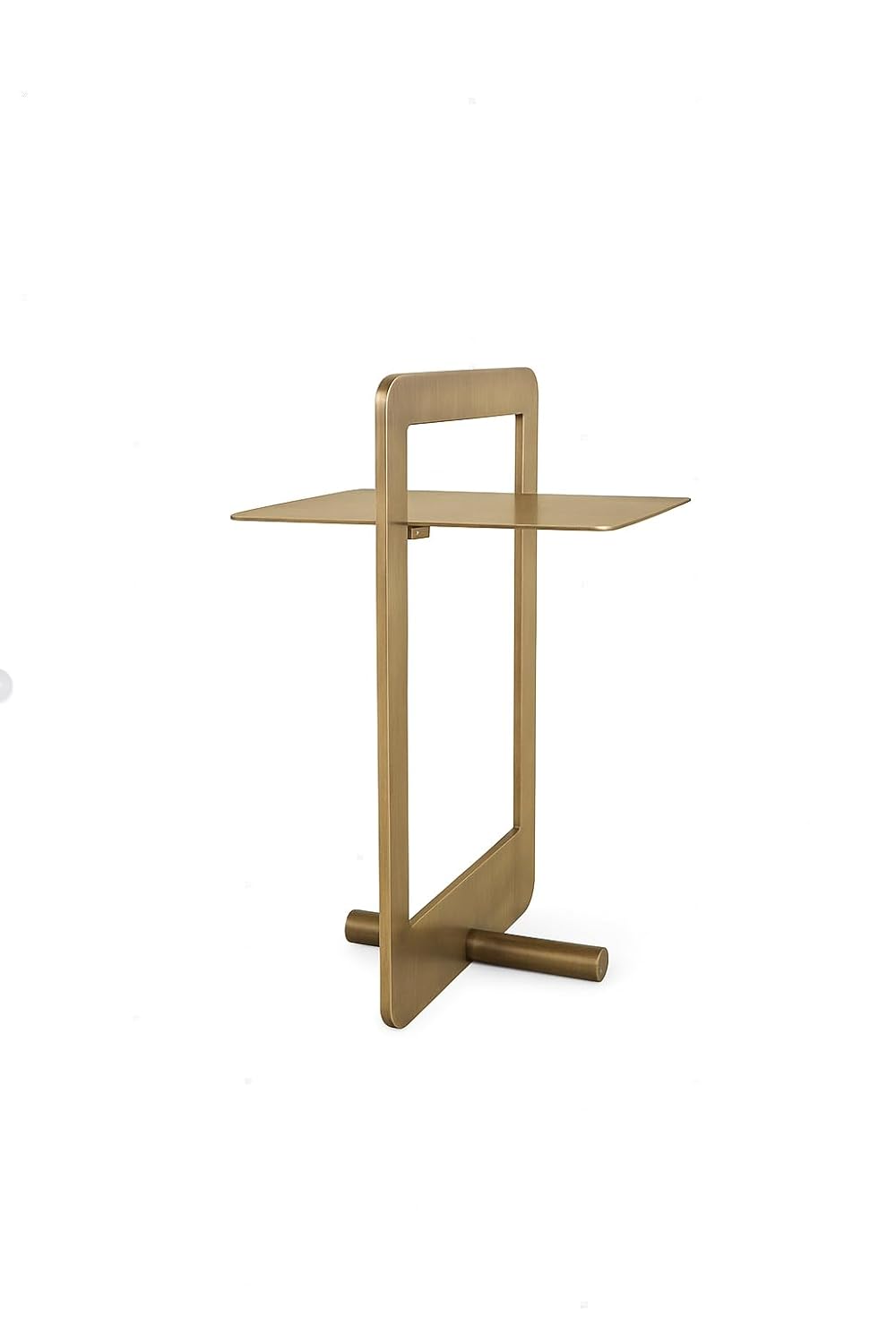 Modern C-Shaped Accent Table