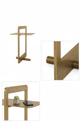 Modern C-Shaped Accent Table