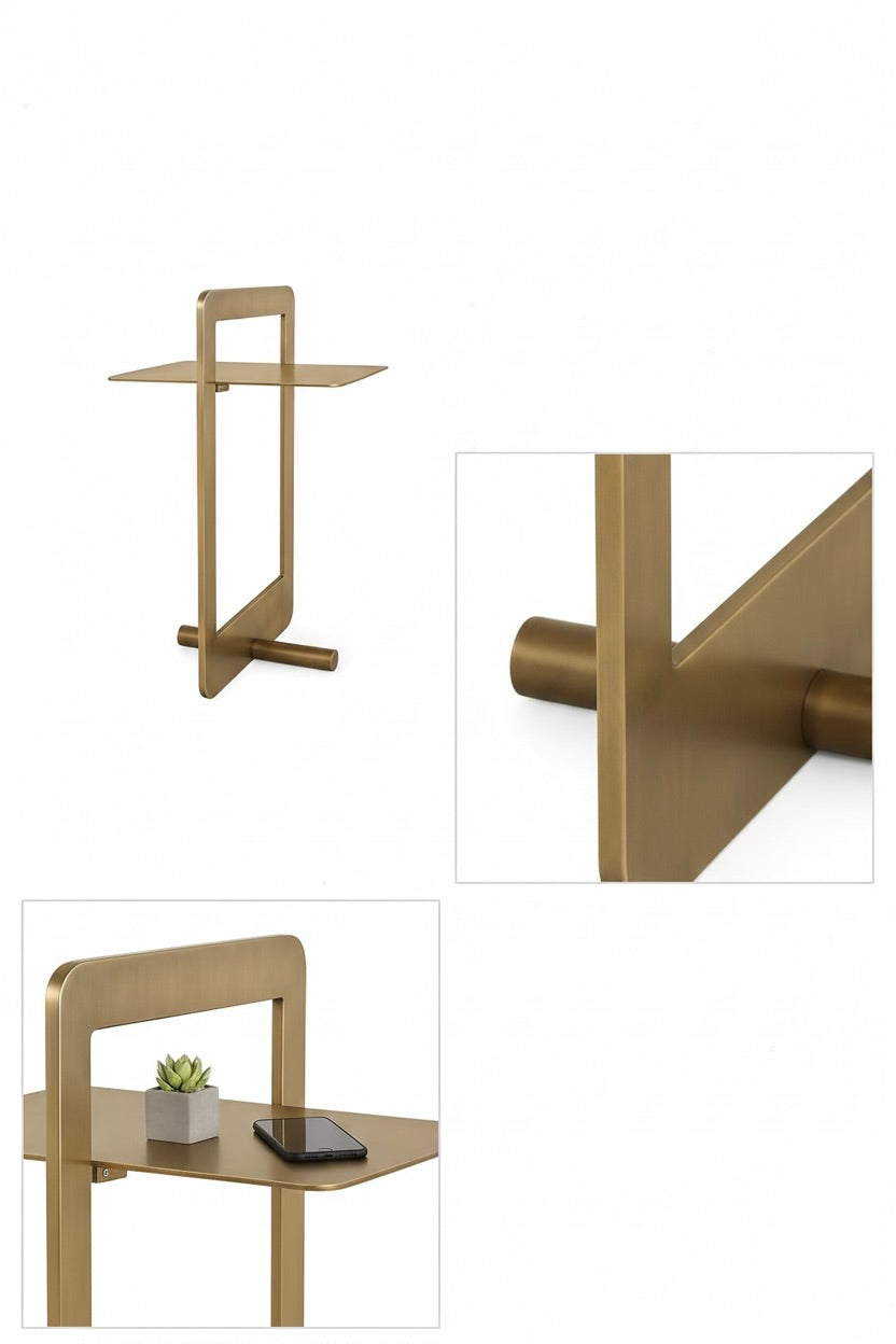 Modern C-Shaped Accent Table
