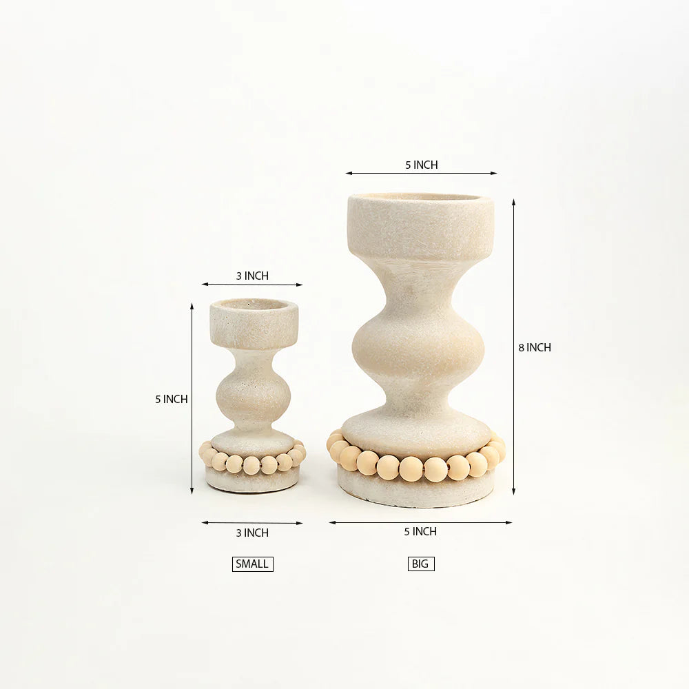 Clay Candle Holder