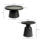 Nora Bennett Round Coffee Tables Set of 2