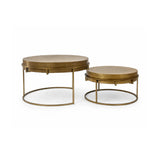 Tinashe Aluminum Coffee Table Set of 2