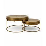 Tinashe Aluminum Coffee Table Set of 2