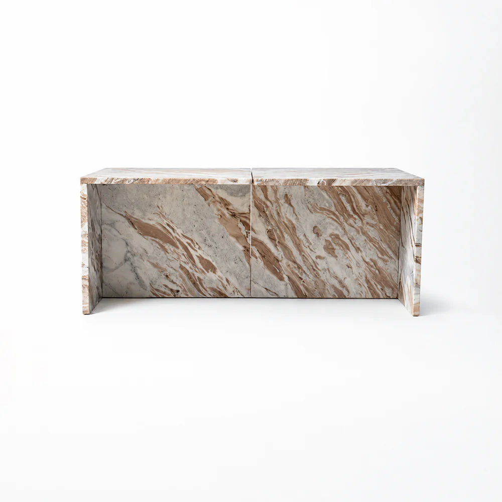Faris Sawar Marble Coffee Table Set of 2