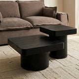 Elliot Mango Wood Coffee Table Set of 2