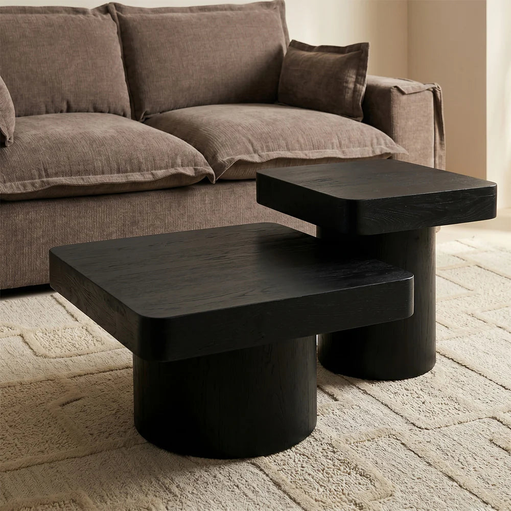 Elliot Mango Wood Coffee Table Set of 2