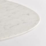 Arlo Aluminum Coffee Table with Marble