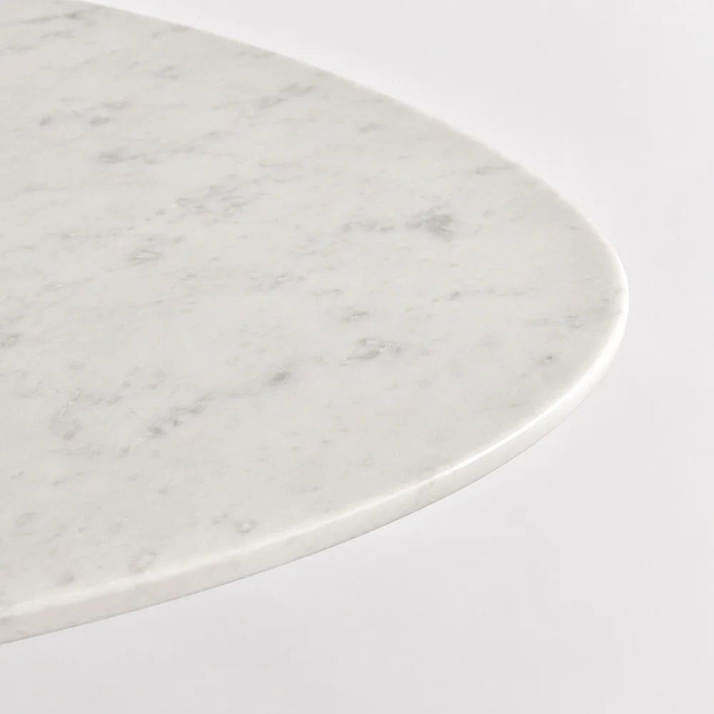 Arlo Aluminum Coffee Table with Marble