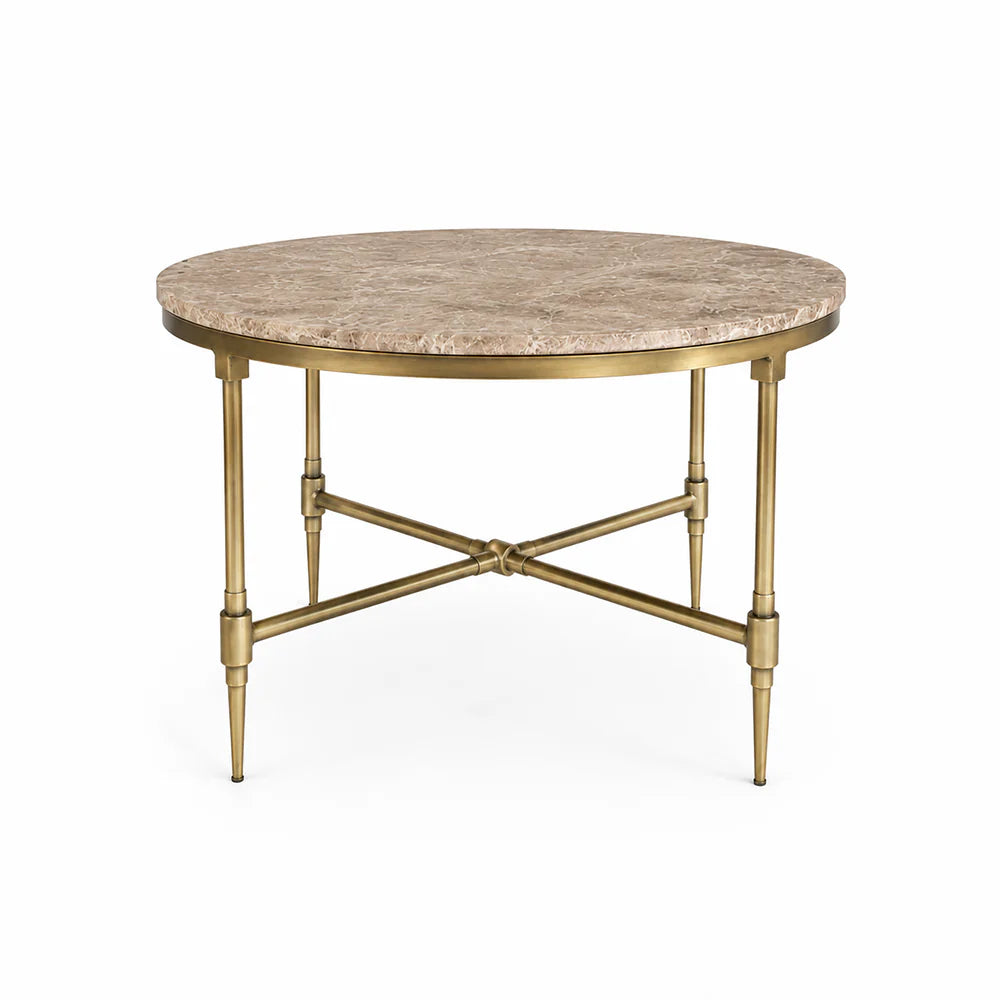 Emie Marble Coffee Table Set of 2