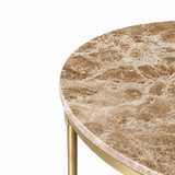 Emie Marble Coffee Table Set of 2