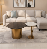 Aureo MS PVD Coffee Table with Ceramic Top