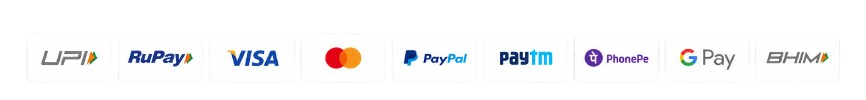 Accepted Indian payment methods