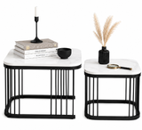 Marble Top Luxury Nesting Coffee Table